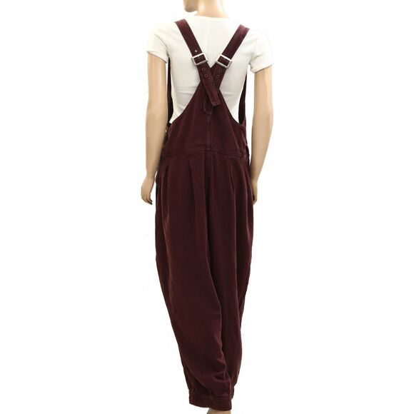 Free People We The Free Felix Tapered Overalls Jumpsuit Pinafore XS NWT 282795 - Picture 10 of 15
